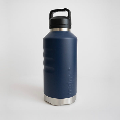 Navy forge blue coloured strong grip reinforced base sturdy strong metal drink bottle Fridgy FRI1920 1920ML All Dayer Sipper