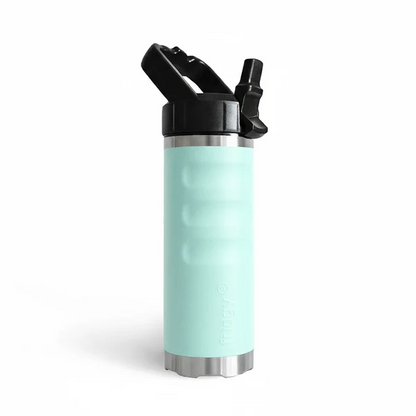Mint green small backpack everyday triple walled 24 heat regulation Fridgy FRI540 540 Grip Bottle With Sipper Lid