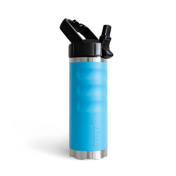 bright lazer blue extra small hard wearing scratch proof finish cooling bottle Fridgy FRI540 540 Grip Bottle With Sipper Lid
