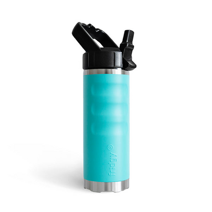 Marine blue aqua compact hot and cold insulation Fridgy FRI540 540 Grip drink Bottle With Sipper Lid