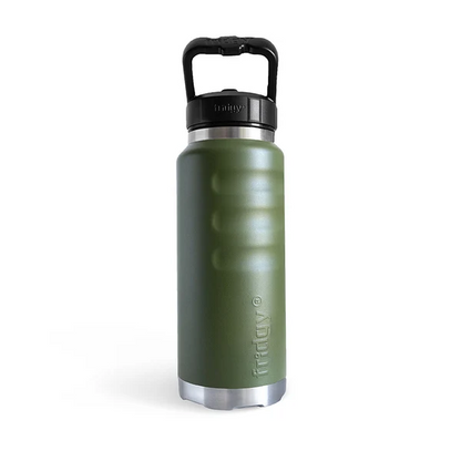 Commando olive green premium hot and cold tough hard wearing Fridgy FRI780 780ML Grip drink Bottle With Sipper Lid