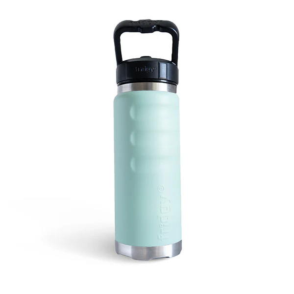 Cool mint blue triple insulated premium powder coated anti scratch Fridgy FRI780 780ML Grip drinking Bottle With Sipper Lid