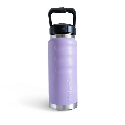 Lilac purple lavender modern no scratch premium metal Fridgy FRI780 780ML Grip drink Bottle With Sipper Lid