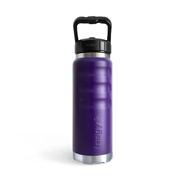 purple stainless steel triple walled scratch resistant Fridgy FRI780 780ML Grip Bottle With Sipper Lid