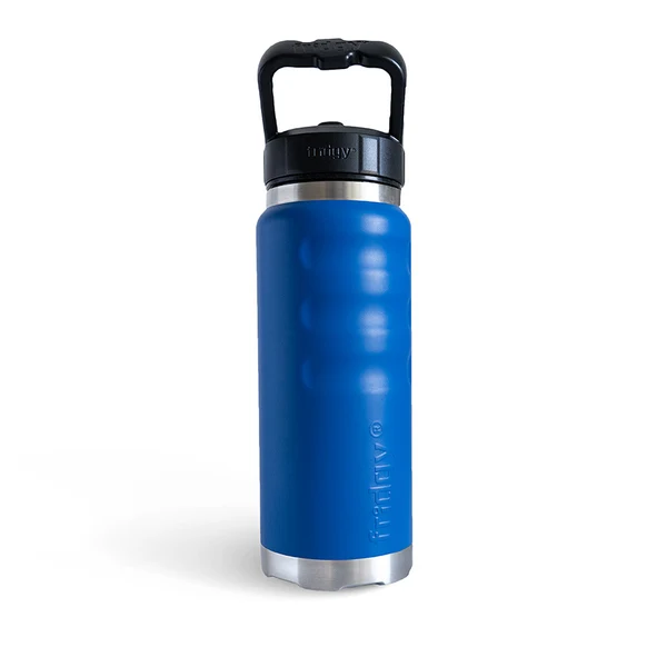 Regal royal blue insulated metal everyday Fridgy FRI780 780ML Grip Drink Bottle With Sipper Lid