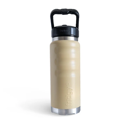 Sandy Beige no slip insulated for hot and cold Fridgy FRI780 780ML Grip water Bottle With Sipper Lid