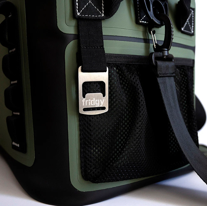 Fridgy FRICOOLER14LITRE 14 Litre Cooler Cribmate Plus commando olive green close up