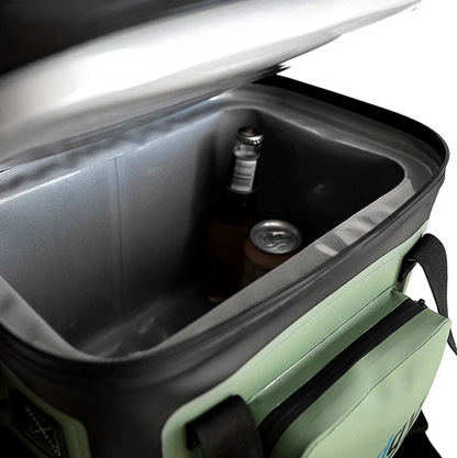 Fridgy FRICOOLER14LITRE 14 Litre Cooler Cribmate Plus commando olive green inside view