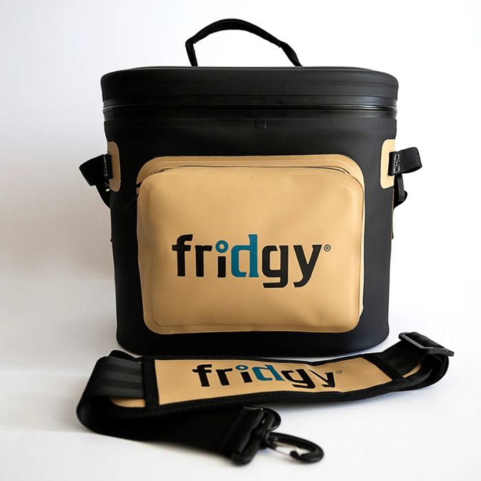Sandy beige light brown coloured large capacity cooler waterproof durable Fridgy FRICOOLER8LITRE 8 Litre Cooler Cribmate