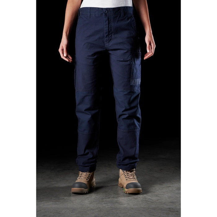 FXD WP-3W Womens Stretch Work cargo Pants navy colour front view full