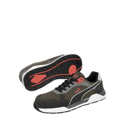 black and Grey Heat Resistant Puma 644677 Frontside Ivy Unisex Composite Safety Jogger