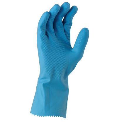 Maxisafe GLS120 Blue Latex Silverlined Glove