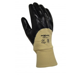 Maxisafe GNB130 Blue Knight Semi Coated Nitrile Glove