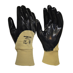 Maxisafe GNB130 Blue Knight Semi Coated Nitrile Glove