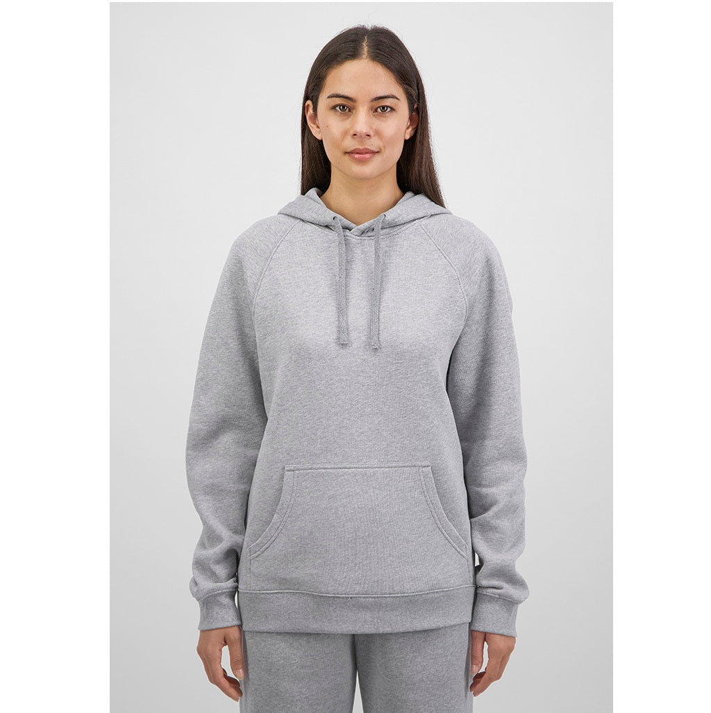 GOODMATES X1003W Womens Basis Hoodie - Grey Marle - Alternative Front View