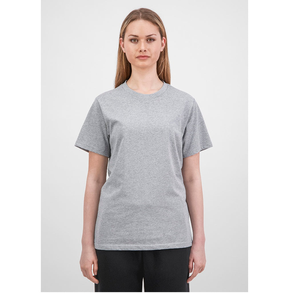 GOODMATES X2001W Womens Everyday Short Sleeve Tee - Grey Marle - Alternative Front View