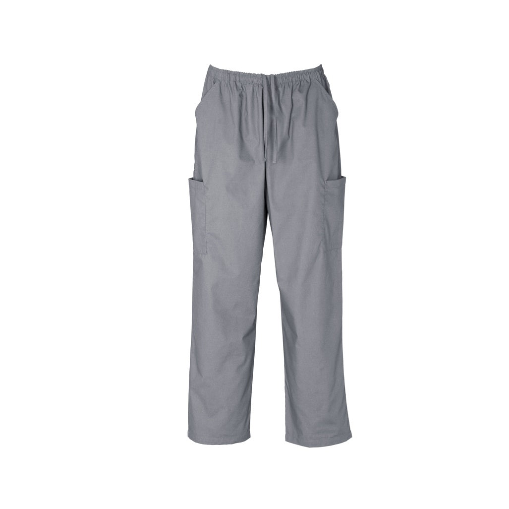 Inaura H10610 Unisex Classic Scrub Pants - Pewter - Front View