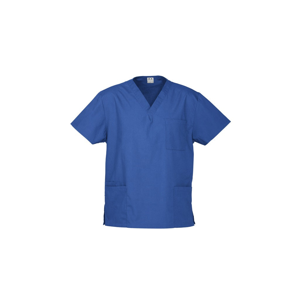 Inaura H10612 Unisex Classic Scrub Top - Royal - Front View