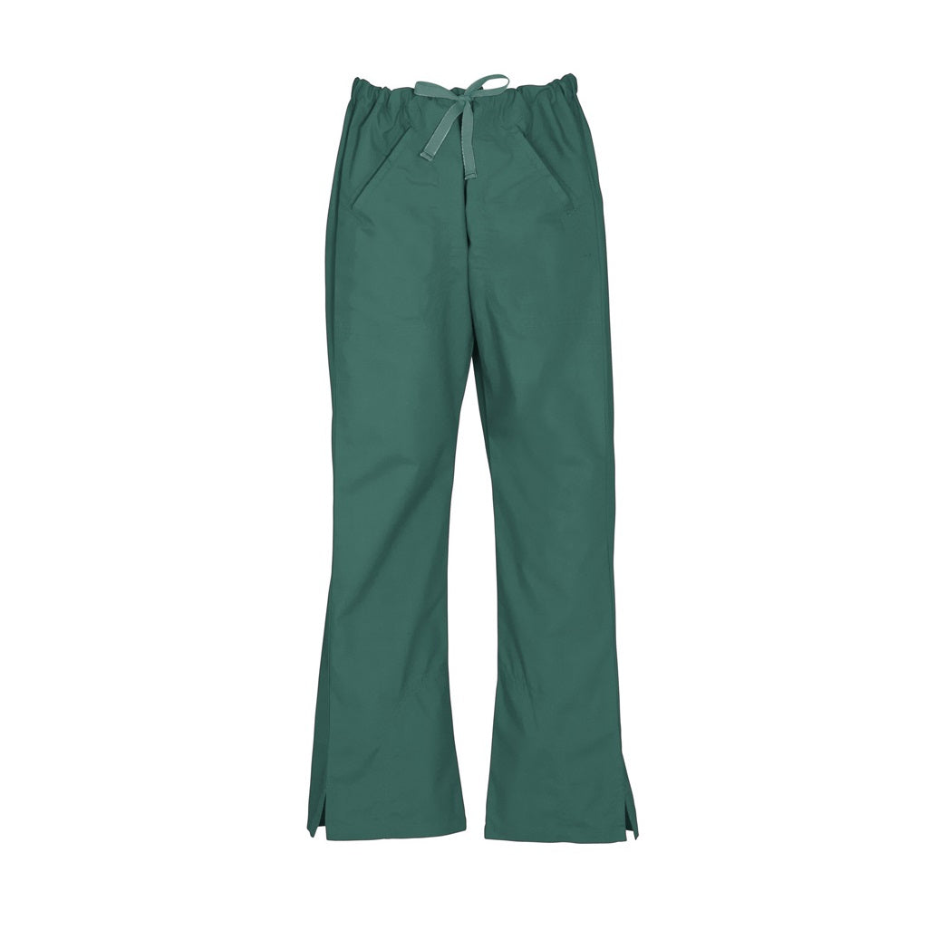 Inaura H10620 Ladies Classic Pant Scrubs - Hunter Green - Front View