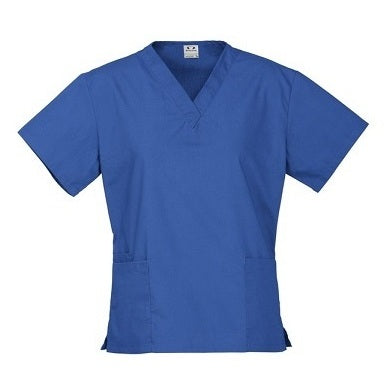 Inaura H10622 Ladies Classic Scrubs Top - Royal - Front View