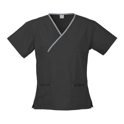 Biz Collection H10722 Ladies Crossover Scrubs Top
