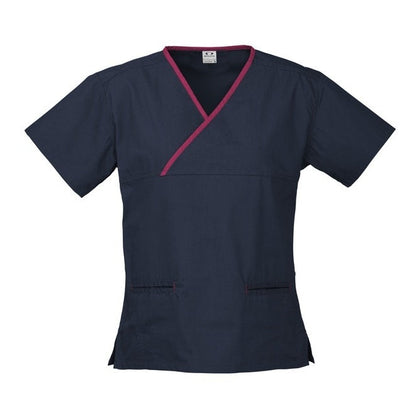 Biz Collection H10722 Ladies Crossover Scrubs Top