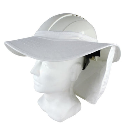 Maxisafe HBS558 Hard Hat Brim with Neck Flap