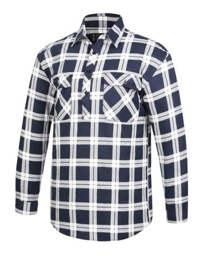 Pilbara RM123SCF Closed Front Flannelette Shirt