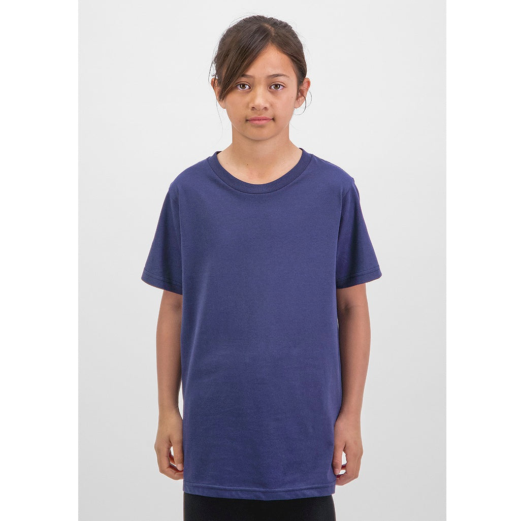 GOODMATES X1001K Kids Basis Short Sleeve Tee - Ink - Alternative Front View