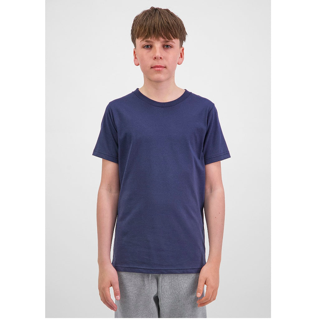 GOODMATES X1001Y Youth Basis Short Sleeve Tee - Ink - Alternative Front View