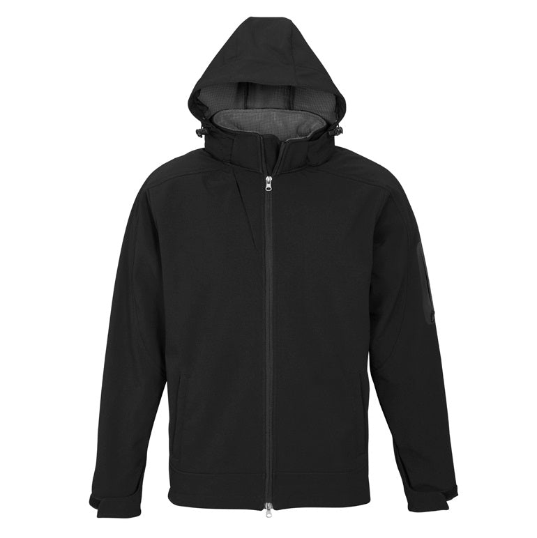 Biz Collection J10910 Mens Summit Jacket - Black - Back View