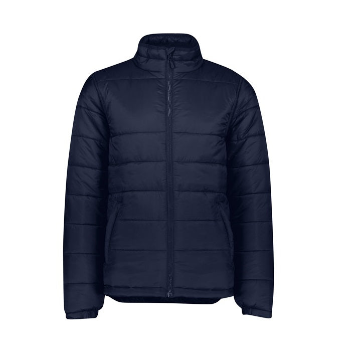 Biz Collection J212M Alpine Mens Puffer Jacket - Navy - Front View