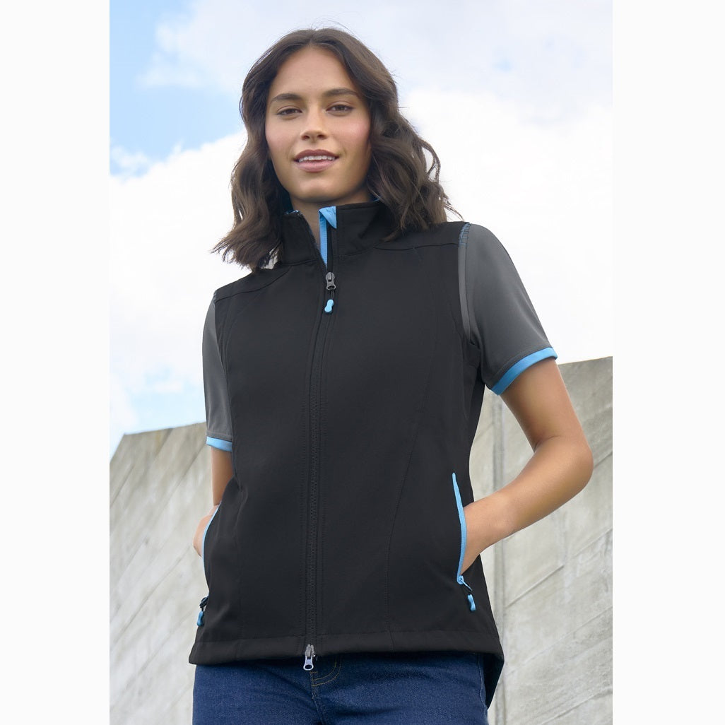 Biz Collection J404L Geneva Ladies Vest Softshell