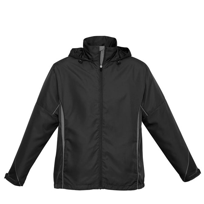 Biz Collection J408M Razor Mens Jacket - Black/Ash - Alternative Front View