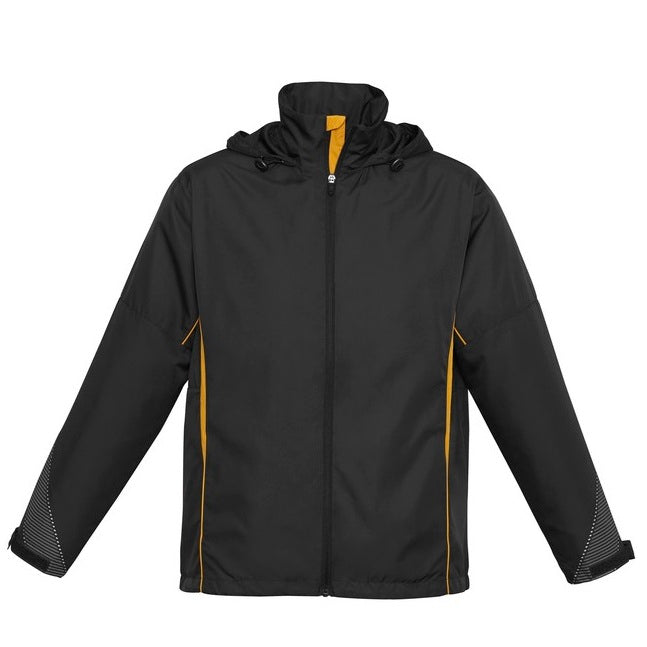Biz Collection J408M Razor Mens Jacket - Black/Gold - Alternative Front View