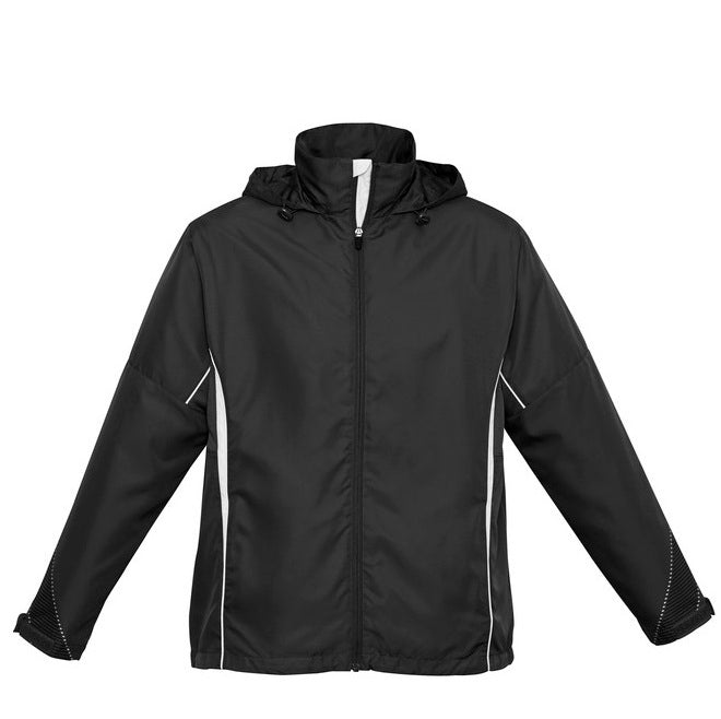 Biz Collection J408M Razor Mens Jacket - Black/White - Alternative Front View