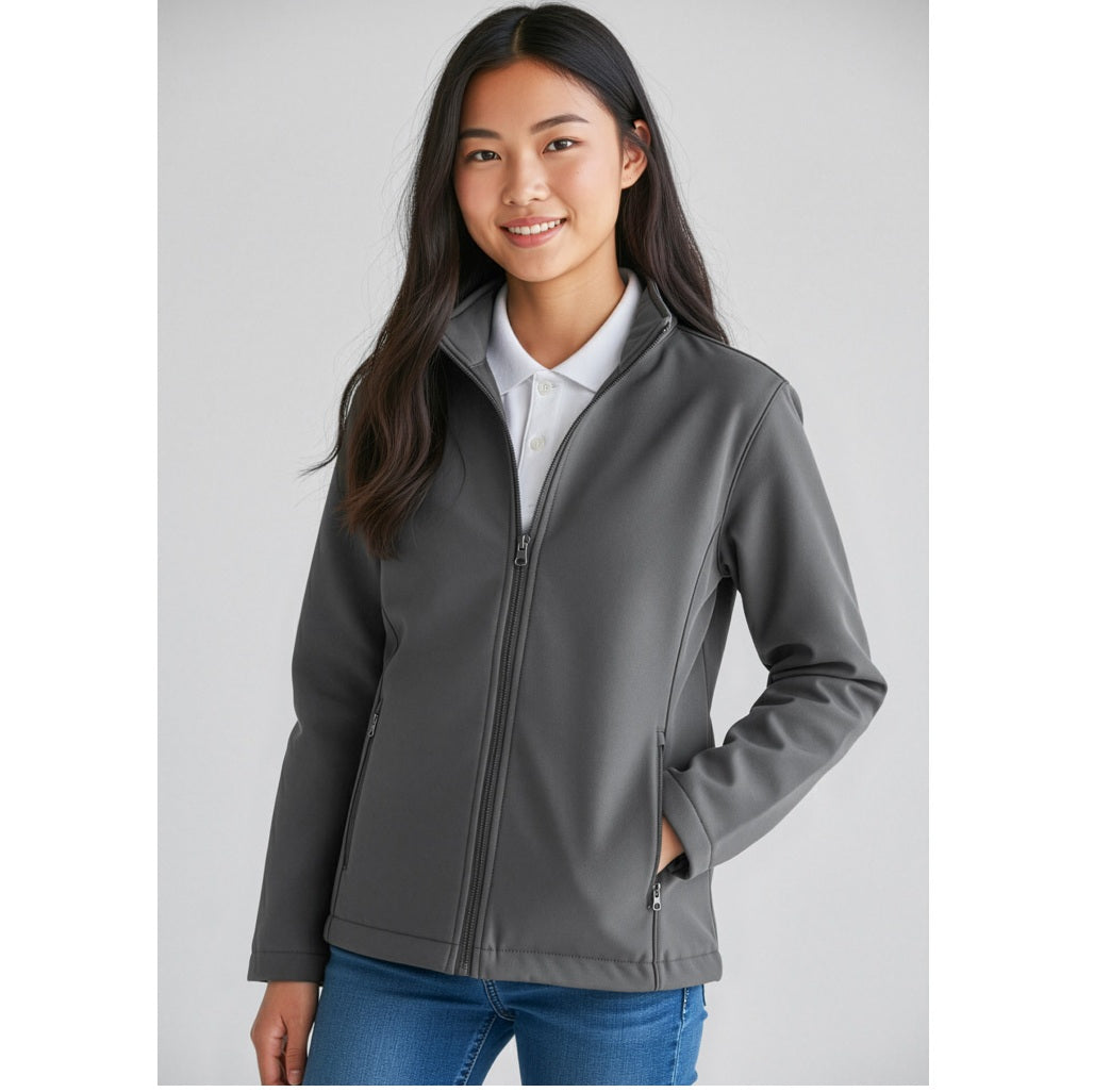 Biz Collection J740K Apex Kids Softshell Jacket