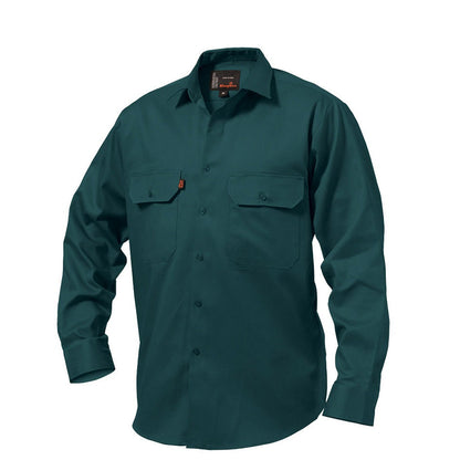 KingGee K04010 Open Front Drill Shirt L/S