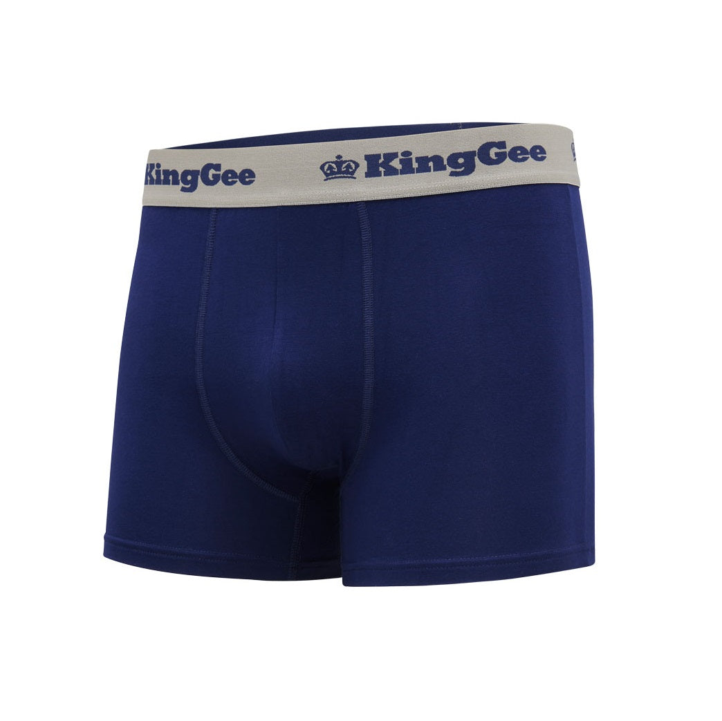 KingGee K19005 Bamboo Work Trunks 3 Pack - Navy - Product View