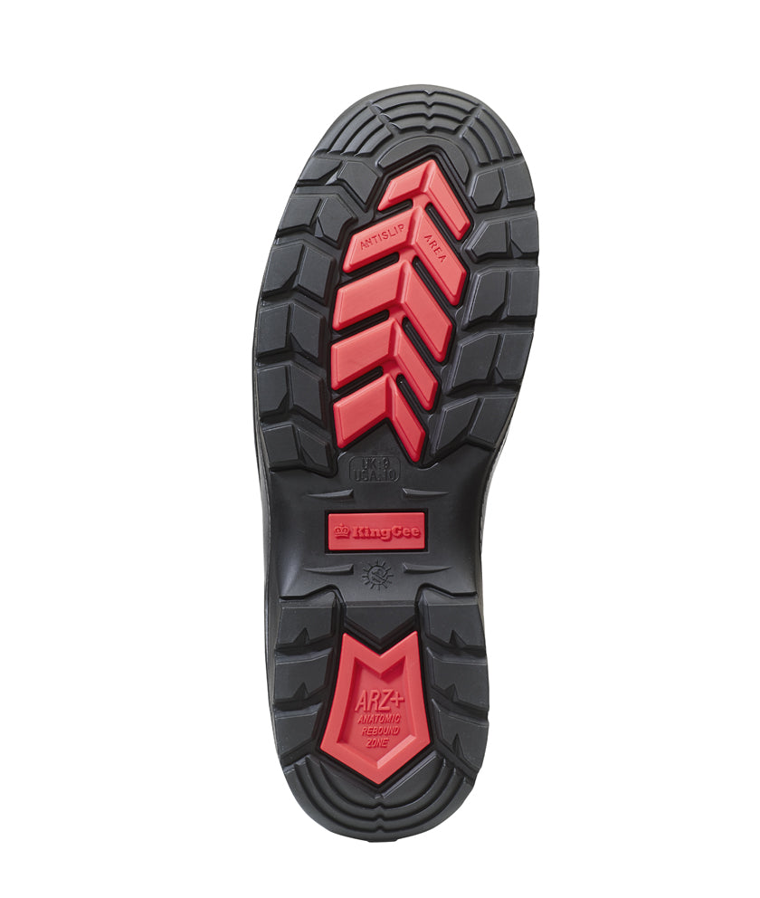 KingGee K25500 Flinders Gusset Safety Boot Claret