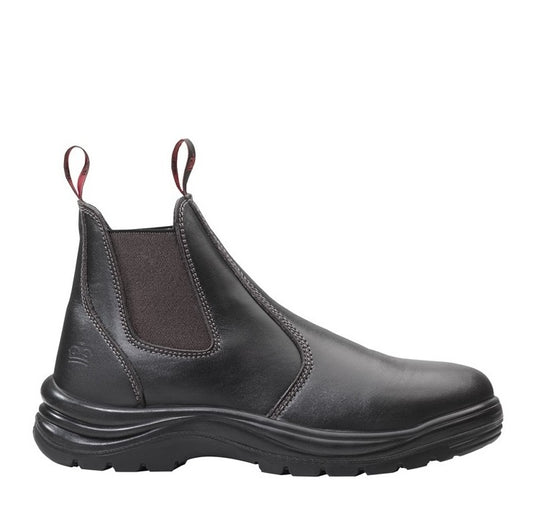 KingGee K25500 Flinders Gusset Safety Boot Claret