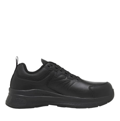Black sneaker on a white background