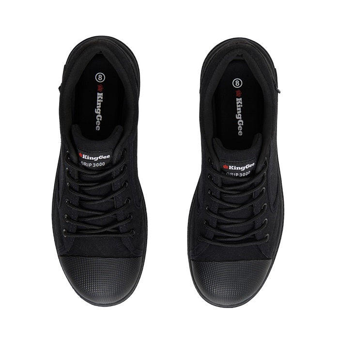 KingGee K26540 Grip 3000 Black Safety Shoe Steel Cap