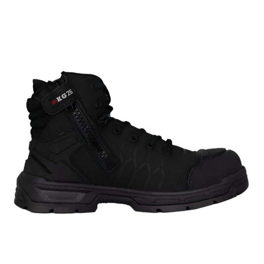 KingGee K27145 Quantum Hybrid Composite Toe Work Boots 5" Black