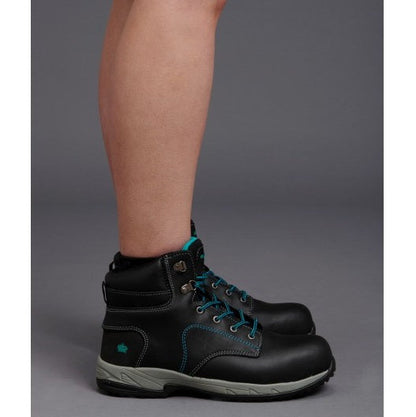 KingGee K27360 Tradie Ladies Black Side Zip Composite Safety Boot