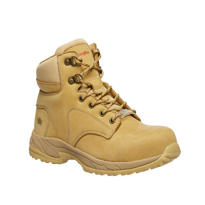 KingGee K27380 Tradie Ladies Wheat Side Zip Composite Safety Boot