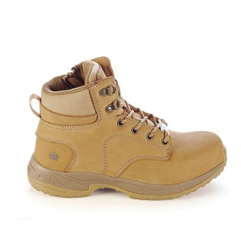 KingGee K27380 Tradie Ladies Wheat Side Zip Composite Safety Boot
