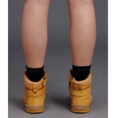 KingGee K27380 Tradie Ladies Wheat Side Zip Composite Safety Boot