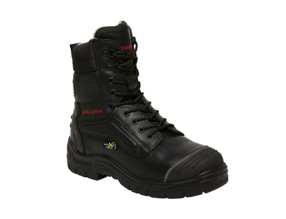 KingGee K27850 Phoenix Leather Met Black Safety Boot