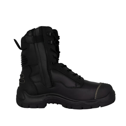 KingGee K27850 Phoenix Leather Met Black Safety Boot
